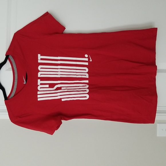 Womens slim fit Nike t-shirt Sz L - Picture 1 of 5